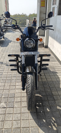 Gray Yezdi Roadster Dark