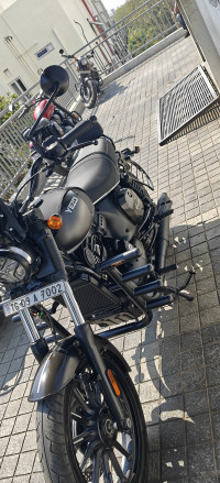 Gray Yezdi Roadster Dark