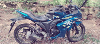 Blue Suzuki Gixxer SF Fi