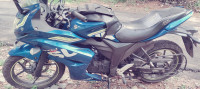 Blue Suzuki Gixxer SF Fi