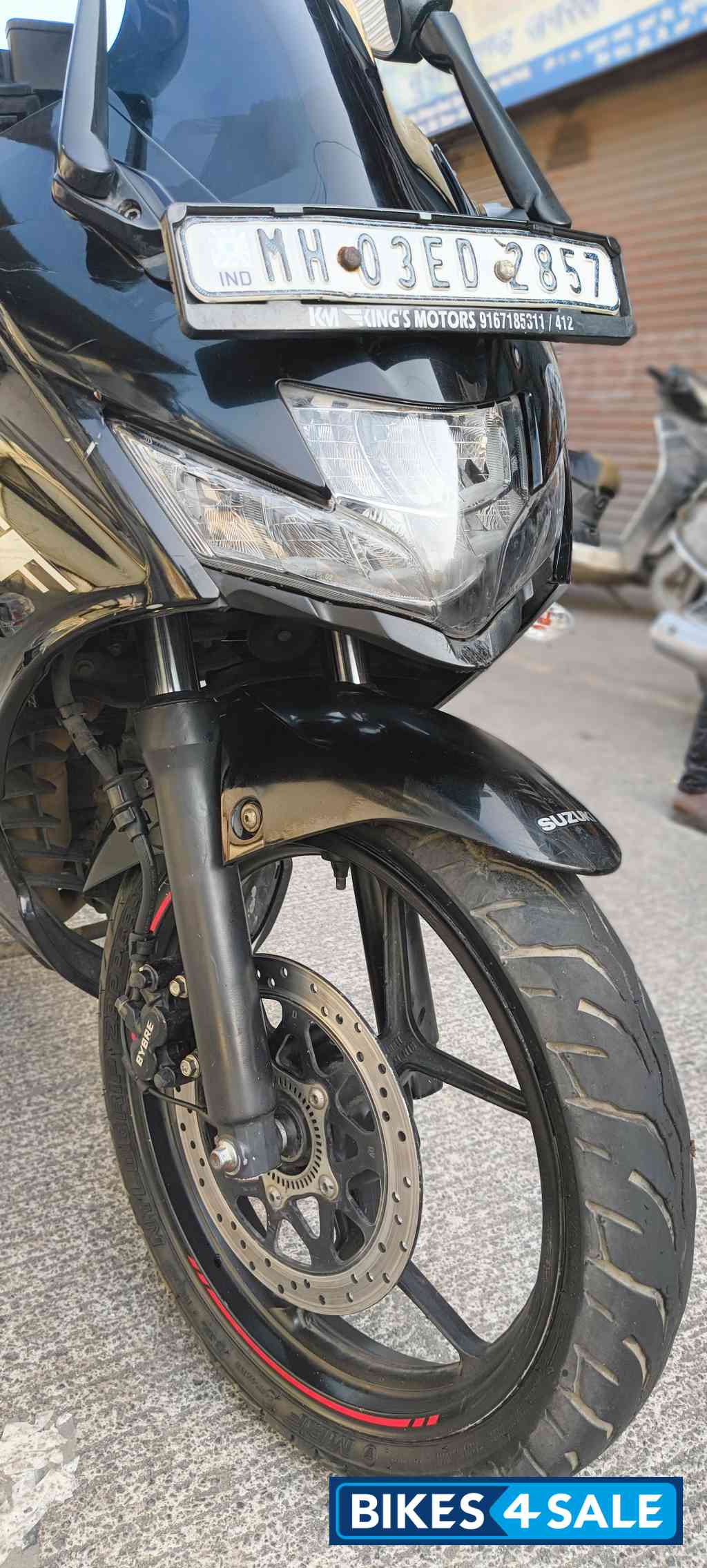 Black Glossy Suzuki Gixxer SF BS6