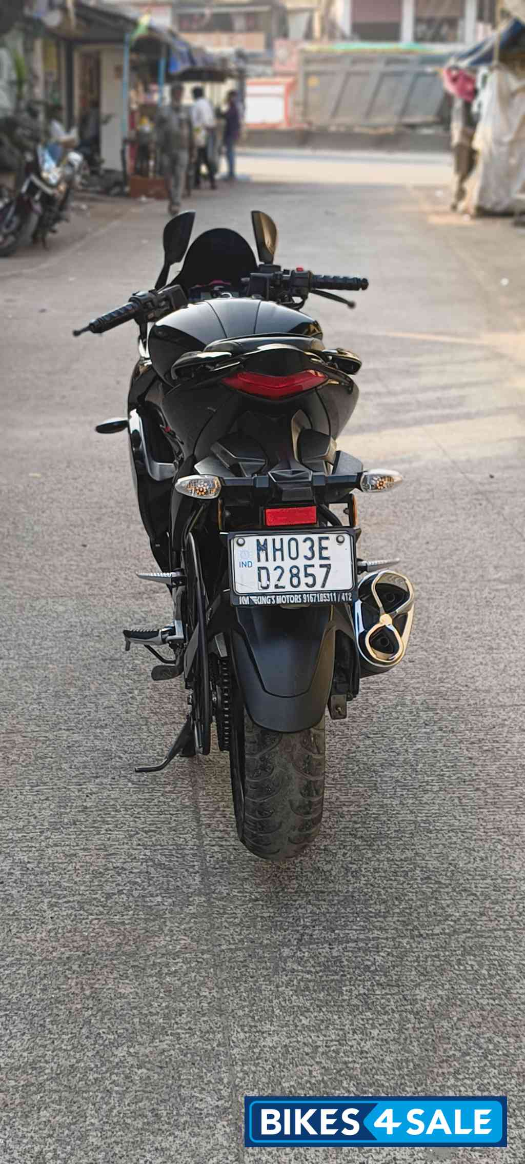 Black Glossy Suzuki Gixxer SF BS6