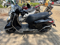 Black Bajaj Chetak Premium Tecpac