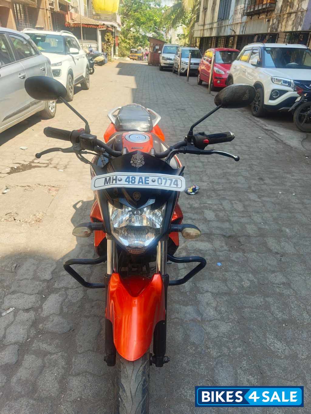 Black Orange Yamaha FZ-S