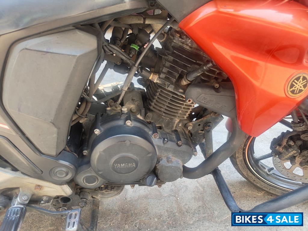 Black Orange Yamaha FZ-S