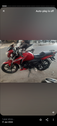 Red TVS Apache RTR 160