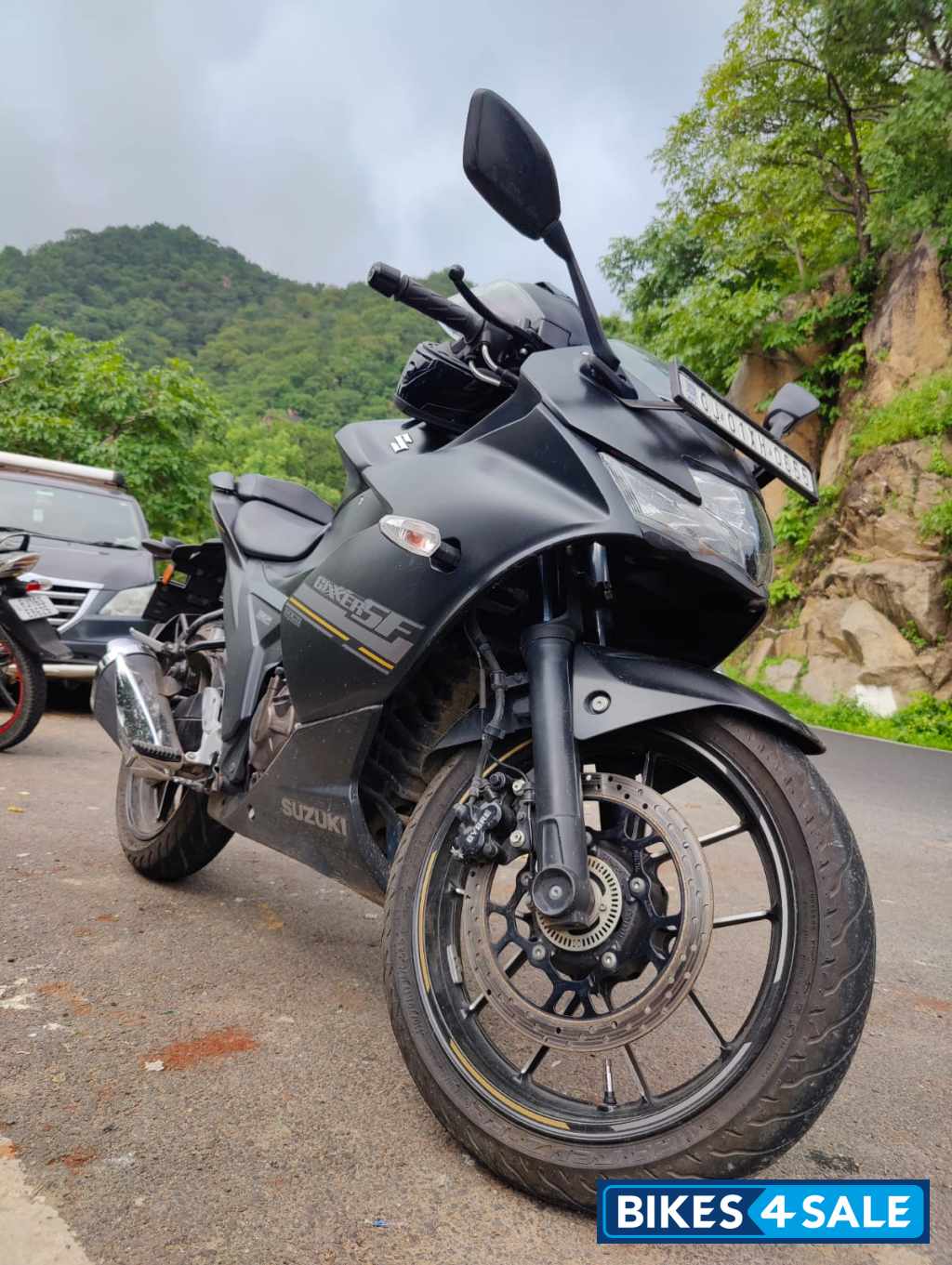 Matte Black Suzuki Gixxer SF 250 BS6