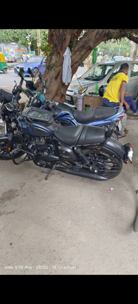 Blue Yezdi Roadster Dark