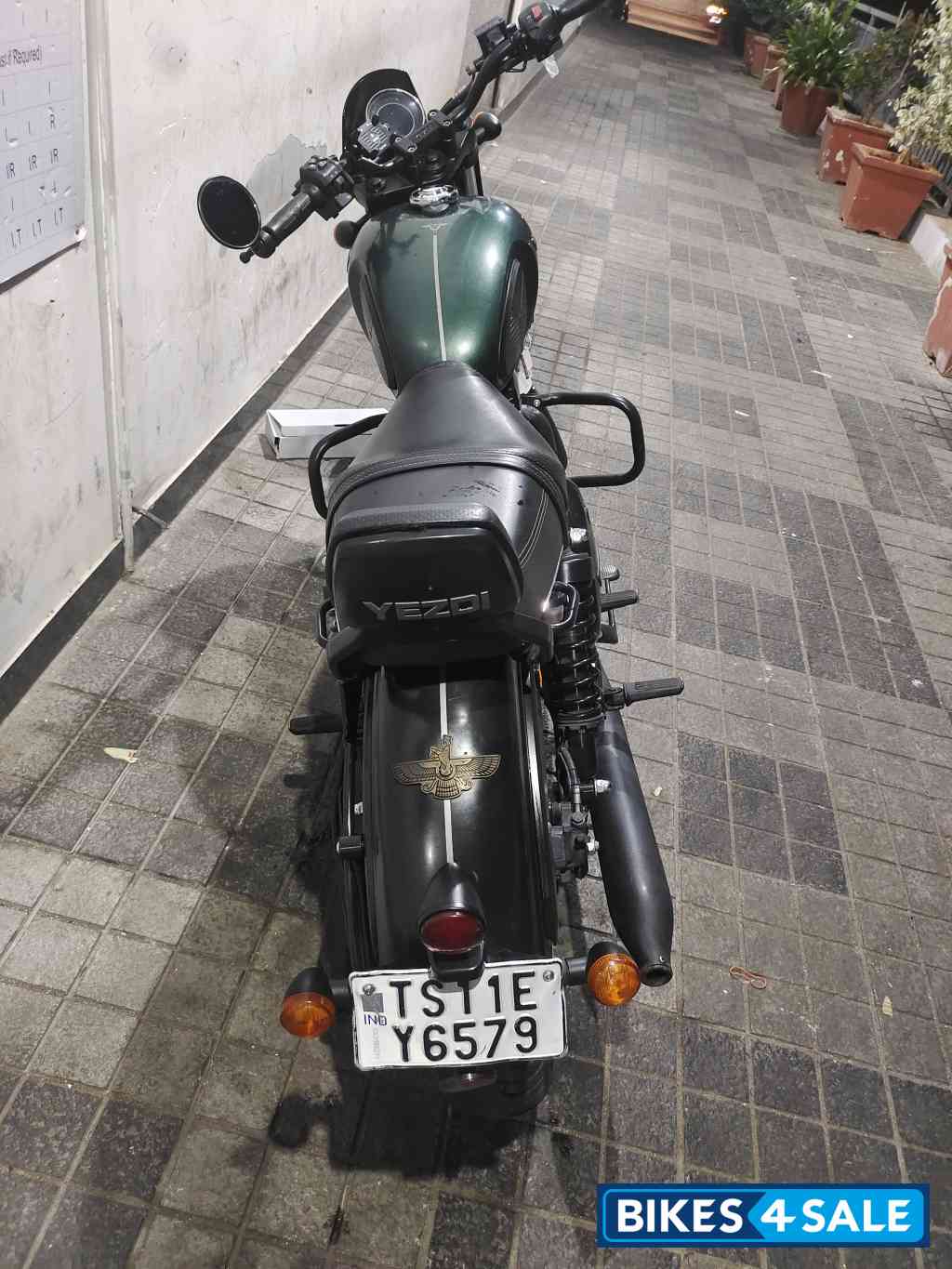 Hunter Green Yezdi Roadster Dark