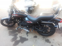 Black And Red Bajaj Avenger Street 220