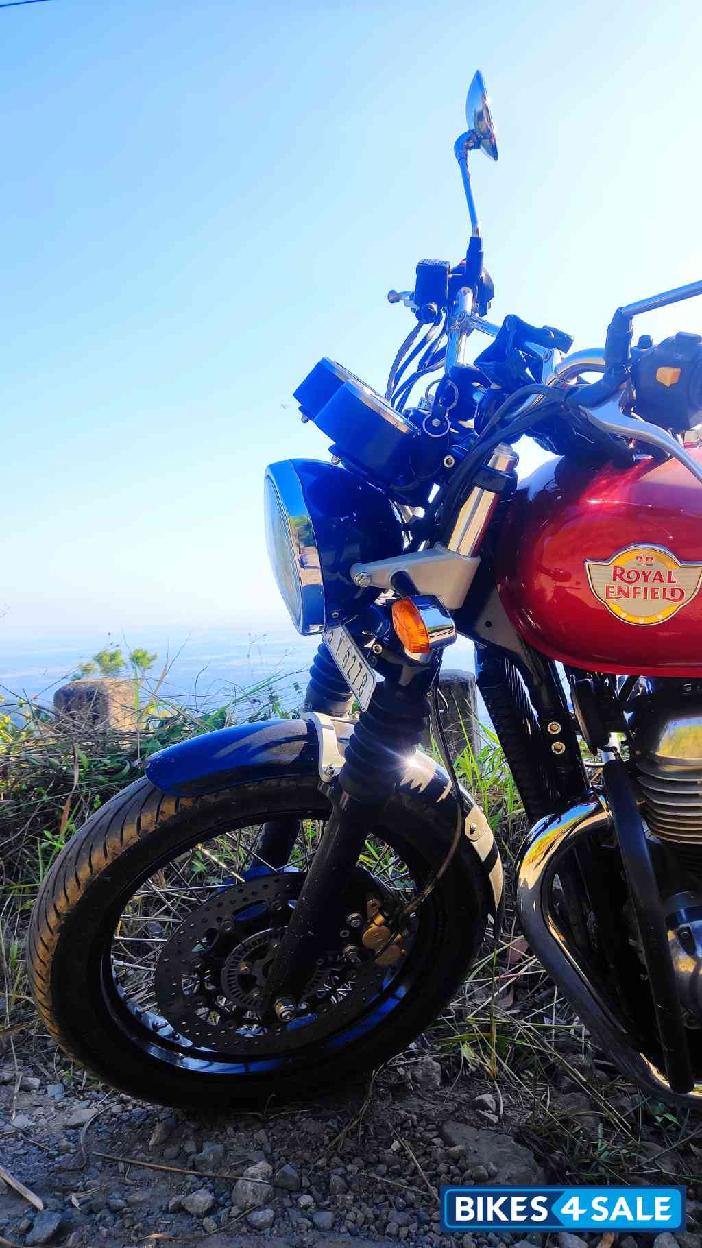 Canyon Red Royal Enfield Interceptor 650 Twin