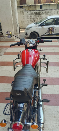 Millitary Silver Red Royal Enfield Bullet 350