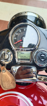 Millitary Silver Red Royal Enfield Bullet 350