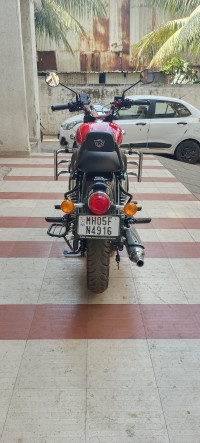Millitary Silver Red Royal Enfield Bullet 350