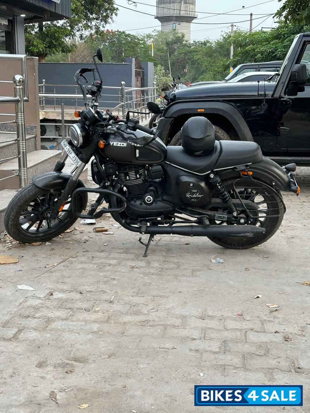 Shadow Grey Yezdi Roadster Dark