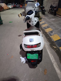 White TVS iQube Electric