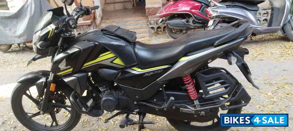 Black With Green Sticker Honda SP 125 BSVI