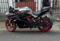 Grey/black/red TVS Apache RR 310