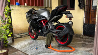 Grey/black/red TVS Apache RR 310