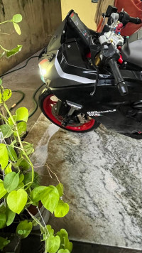 Grey/black/red TVS Apache RR 310