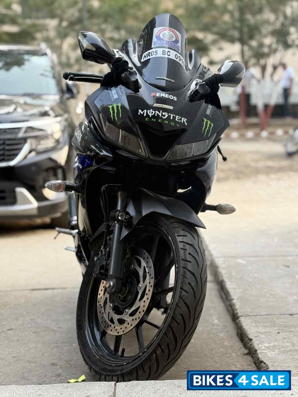 Blue And Black Yamaha YZF R15 V3
