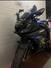 Blue And Black Yamaha YZF R15 V3