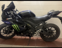 Blue And Black Yamaha YZF R15 V3