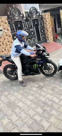Blue And Black Yamaha YZF R15 V3