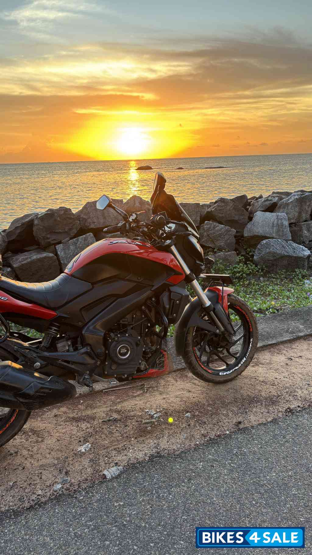 Canyon Red Bajaj Dominar 250