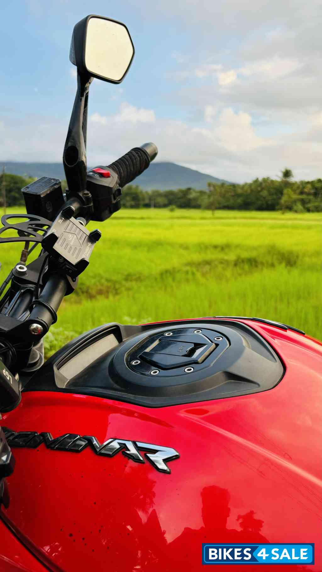 Canyon Red Bajaj Dominar 250