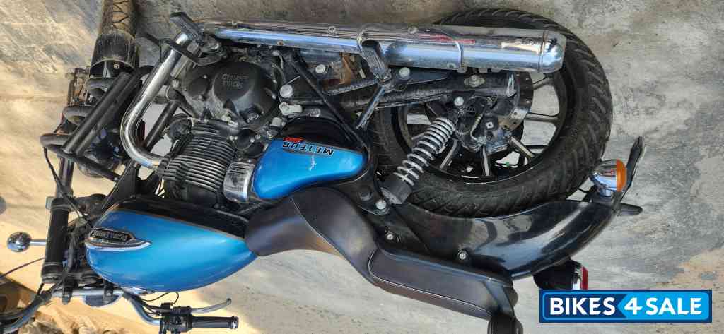 Blue And Black Royal Enfield Meteor 350 Supernova