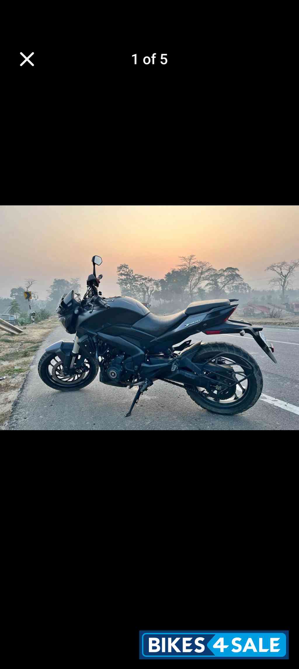 Black Mate Bajaj Dominar 400 ABS BS6