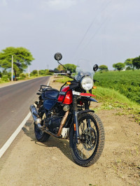 Red Black Royal Enfield Himalayan BS VI