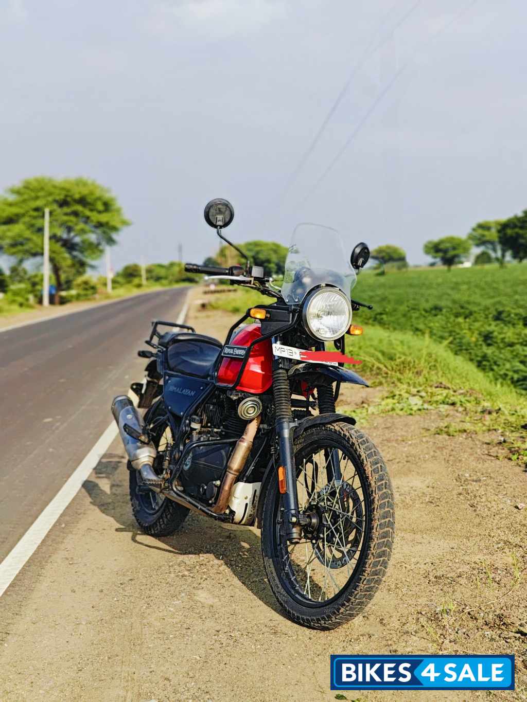 Red Black Royal Enfield Himalayan BS VI