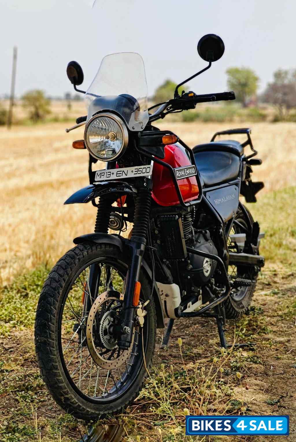 Red Black Royal Enfield Himalayan BS VI