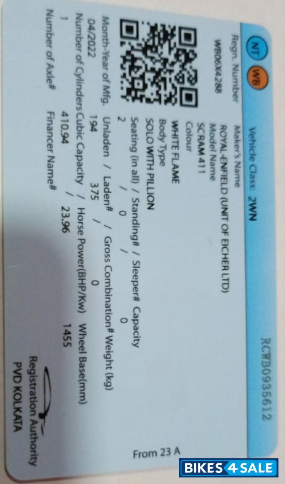 Royal Enfield Scram 411