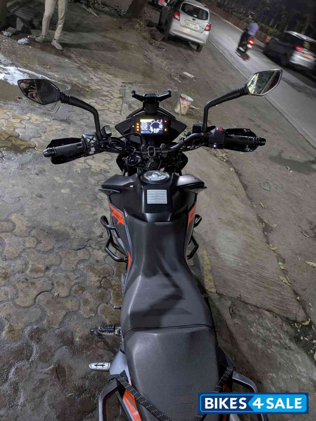 Black Grey Orange KTM 390 Adventure 2022