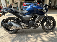 Blue Yamaha FZ-S