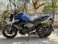 Blue Yamaha FZ-S