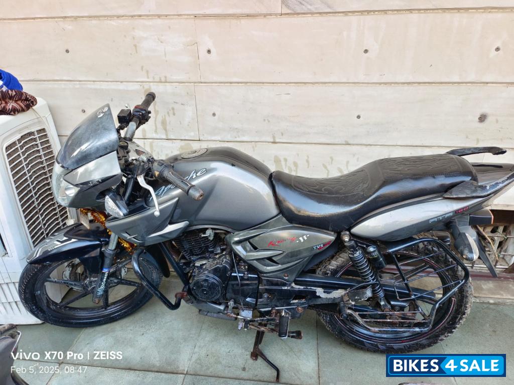 Grey TVS Apache RTR 160