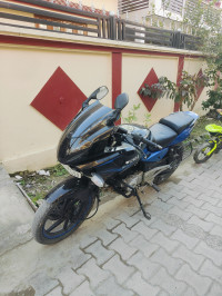 Blue Bajaj Pulsar 220F