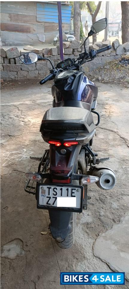 Blazing Blue TVS Raider Split Seat