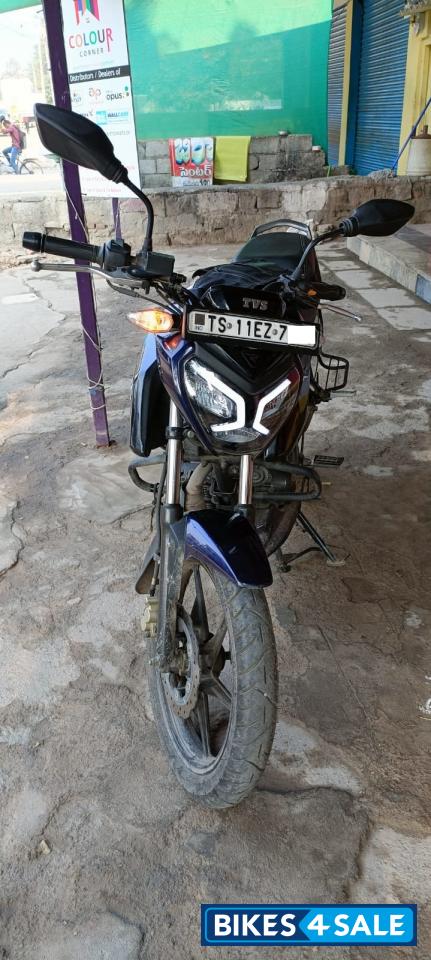 Blazing Blue TVS Raider Split Seat