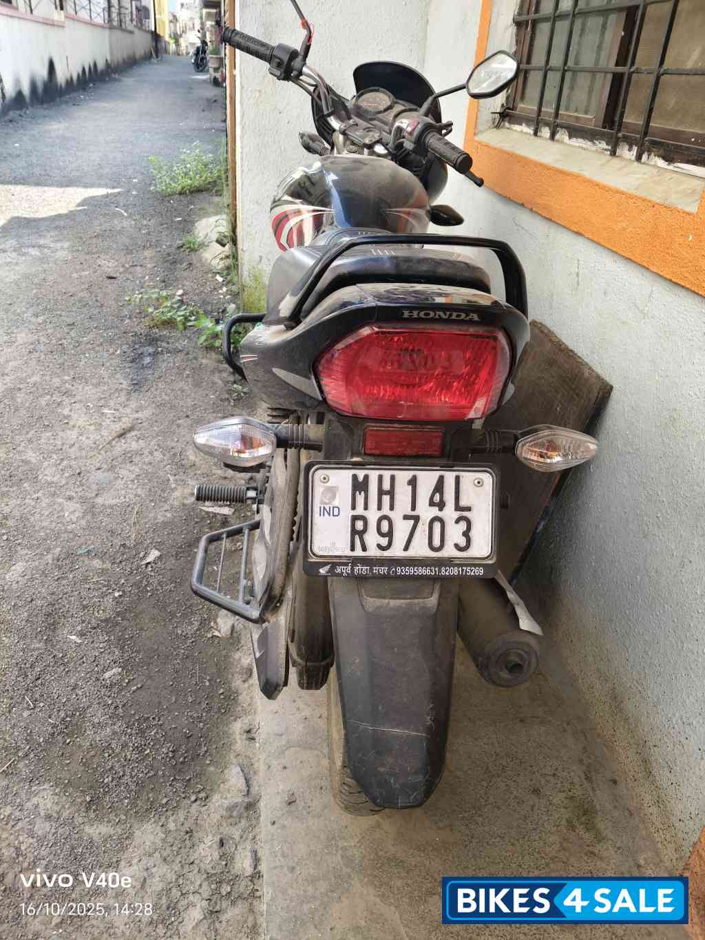 Blck Honda Shine 125 Drum OBD2