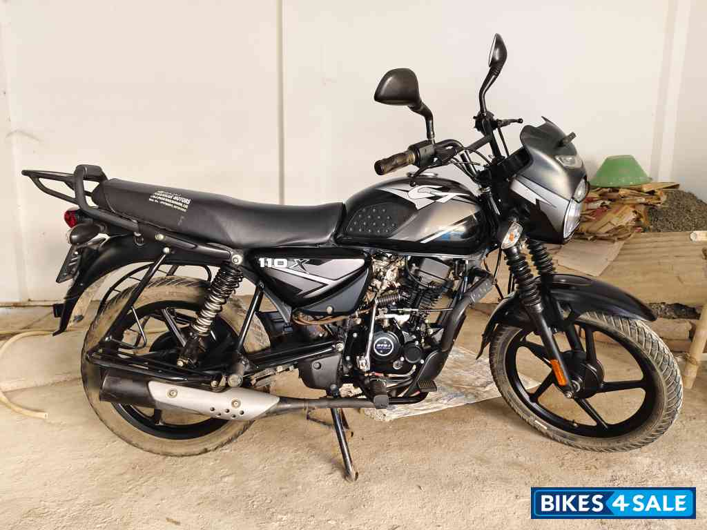 Ebony Black With Sil Bajaj CT110X