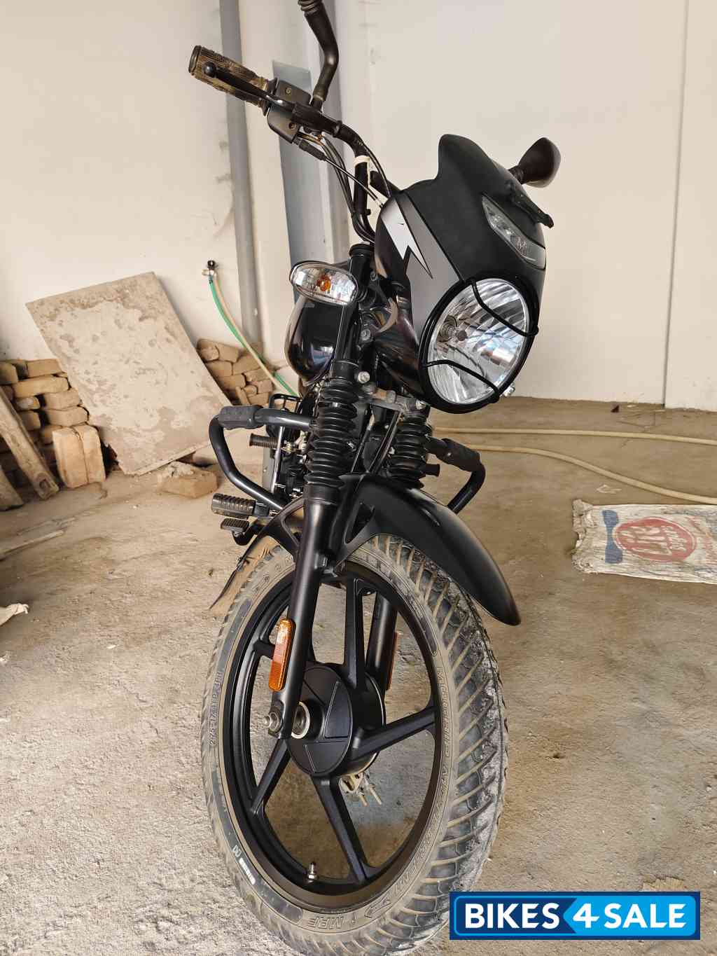 Ebony Black With Sil Bajaj CT110X