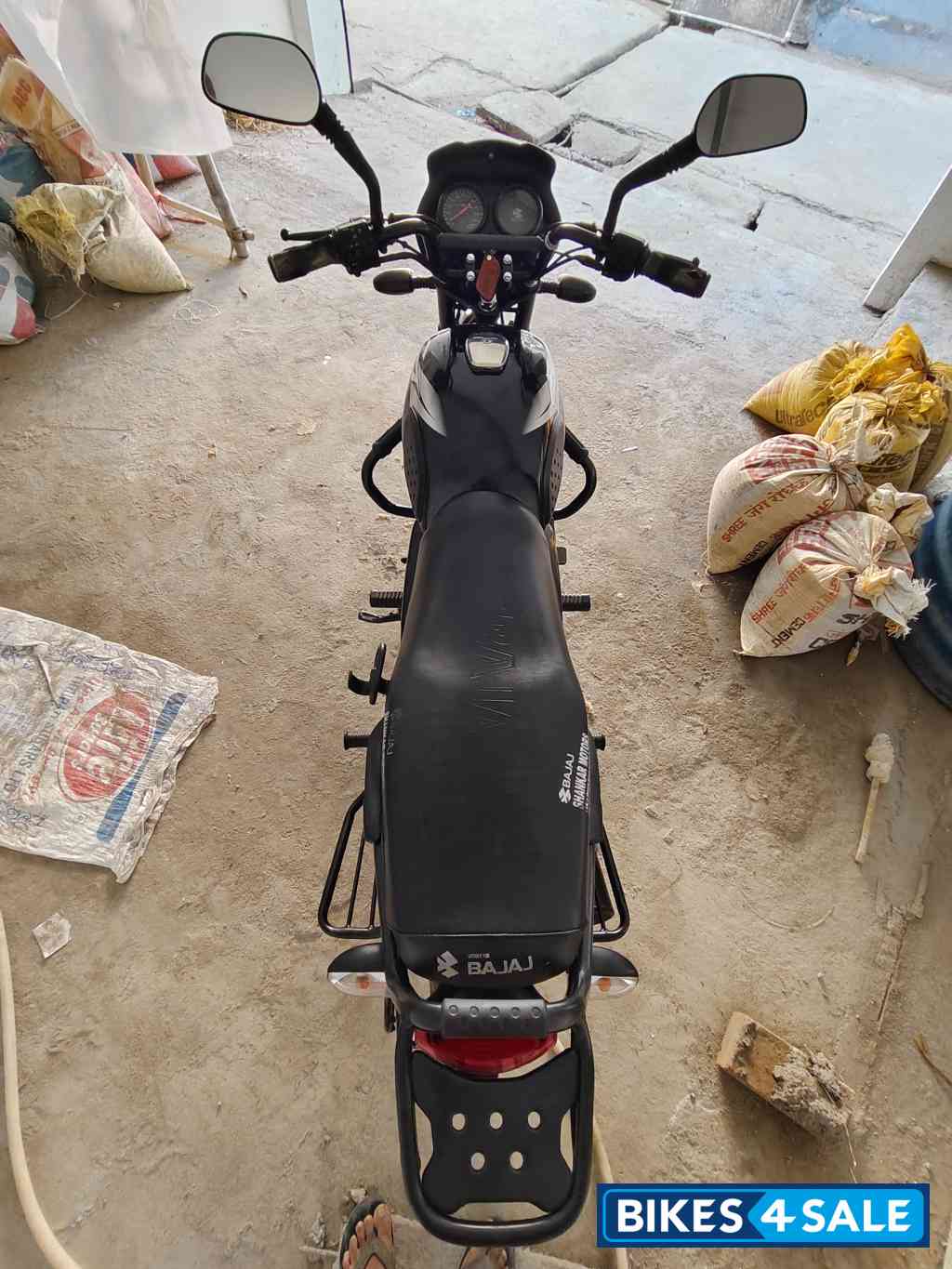 Ebony Black With Sil Bajaj CT110X