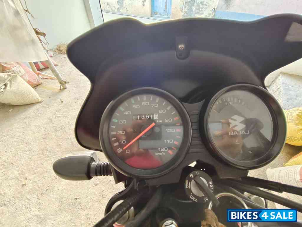 Ebony Black With Sil Bajaj CT110X