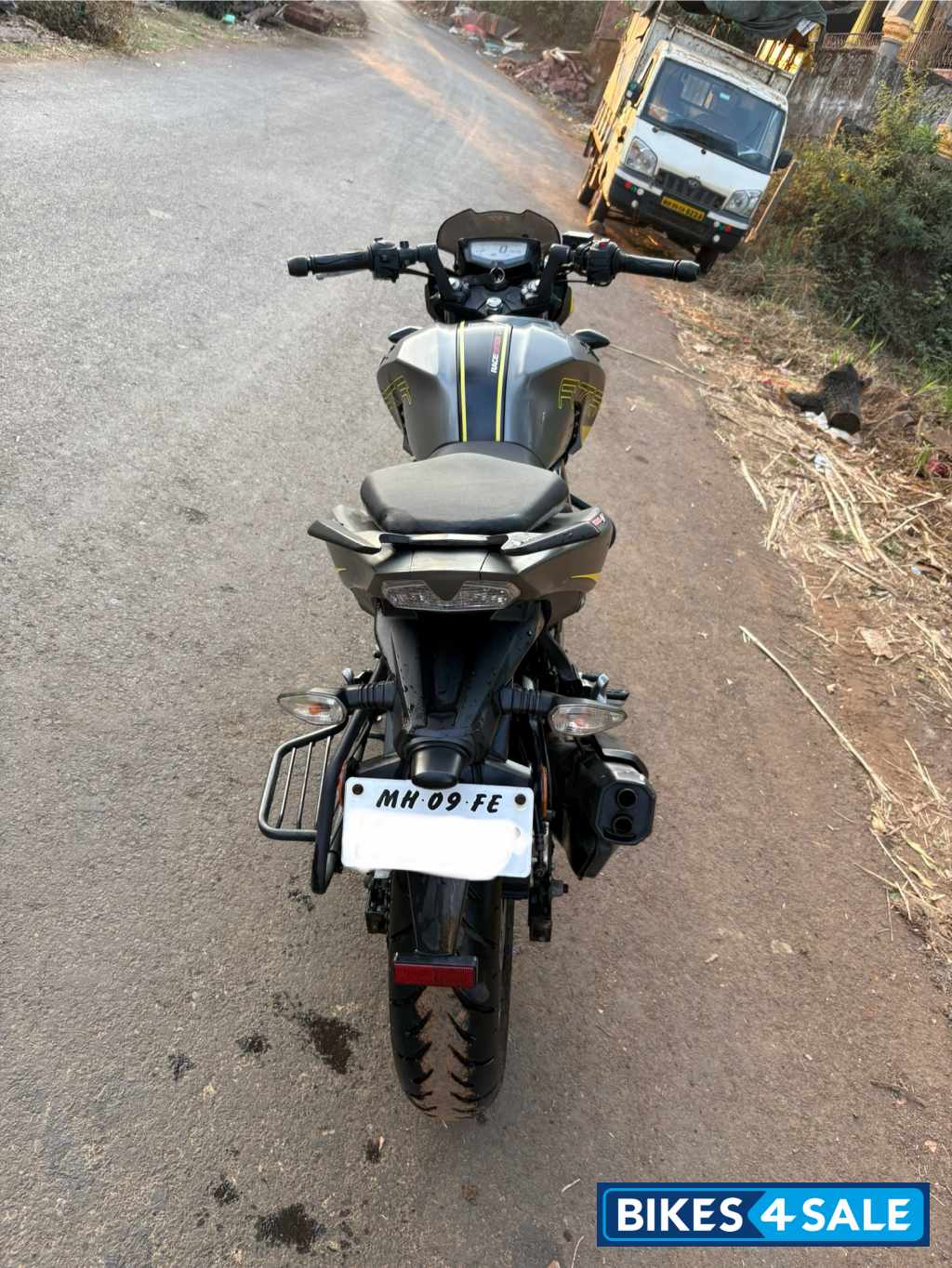 Mat Grey TVS Apache RTR 200 4V Race Edition 2.0