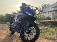 Blue Yamaha YZF R15 V3 BS6